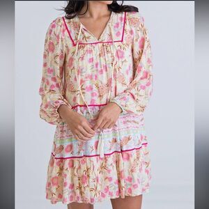 Karlie boho floral mini dress